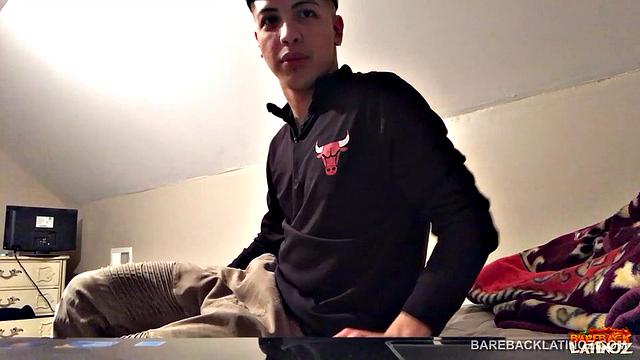 Featured solo boy of the week: Latin twink Jorge Hernandez - all about his asshole, stripped off pants