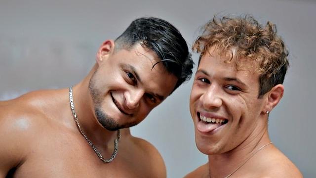 Muscled eager jock assfucking after deepthroat