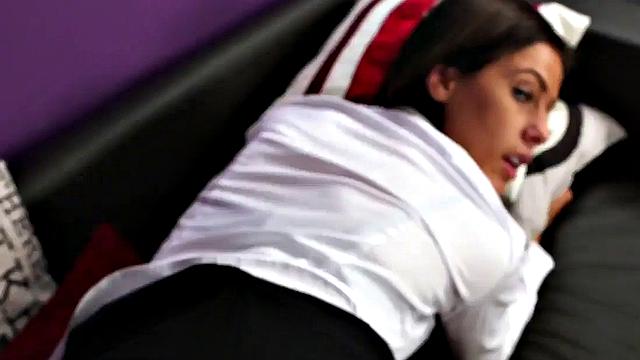 CFNM college babe doggystyled after sucking dick