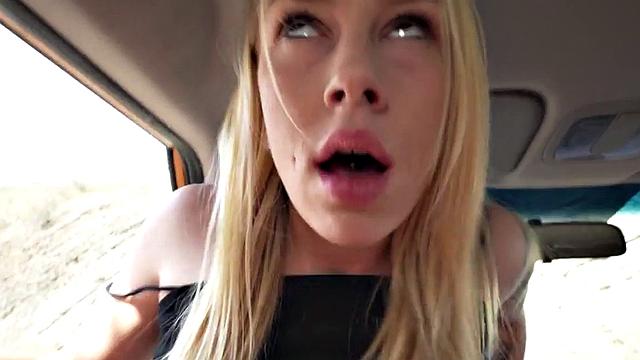 Nympho driving instructor cockriding