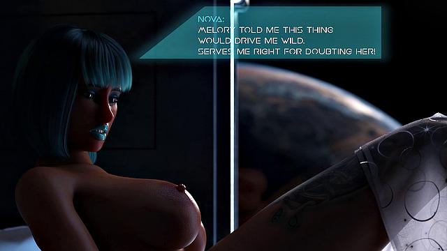 Futa3dX - gorny Blue Hair Wants To Suck On Futa Cock