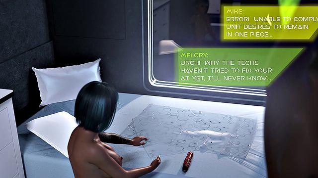 Futa3dX - gorny Blue Hair Wants To Suck On Futa Cock