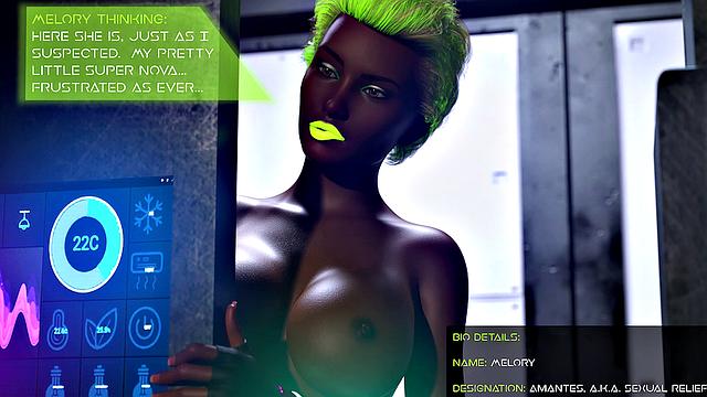 Futa3dX - gorny Blue Hair Wants To Suck On Futa Cock