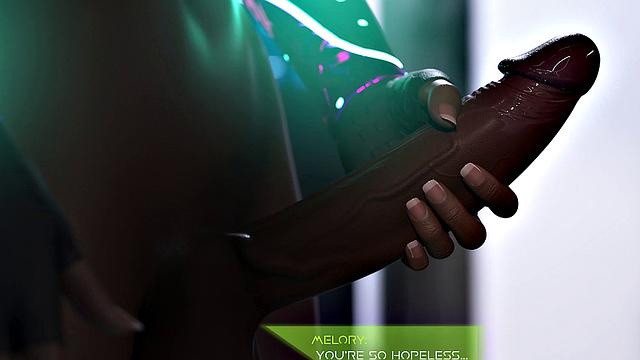 Futa3dX - gorny Blue Hair Wants To Suck On Futa Cock