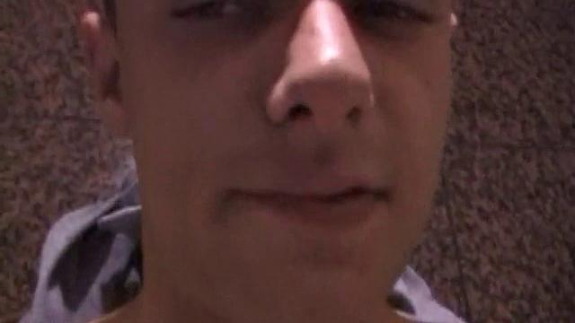 While seated on the bathroom commode, Will grabs a porn magazine and starts stroking. After a determined session, he coaxes out a messy warm cum.