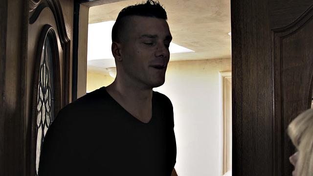 Petite stepdaughter rides stepdad's after sucking it