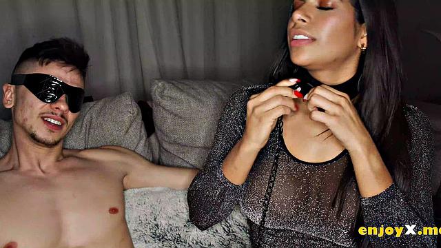 Busty Latina Sheila Ortega takes Tommy Cabrio's prick in her tight and greedy cunt, squealing with elation - cool XXX!