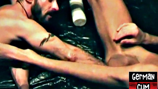 Fisting gaydaddy fists German pierced nipples BF