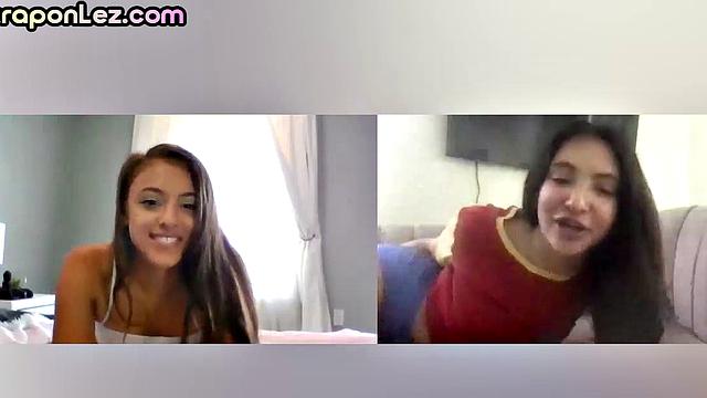 Webcam small-titted dirty dykes masturbate wildly