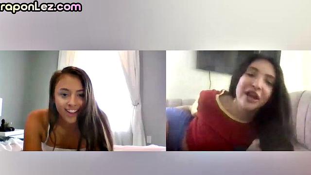 Webcam small-titted dirty dykes masturbate wildly