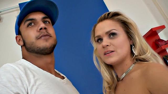 Horny wife Barra Brass gets her asshole filled