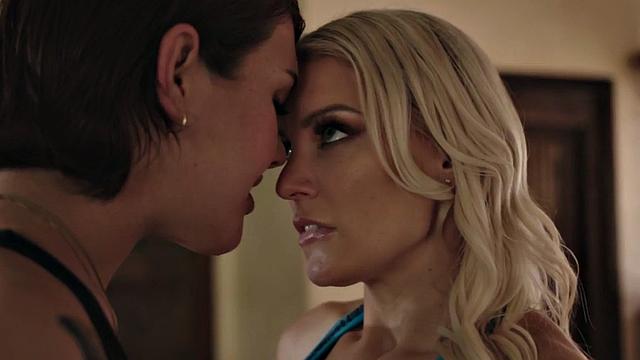 Trans babe sucked by eager partner before fucking