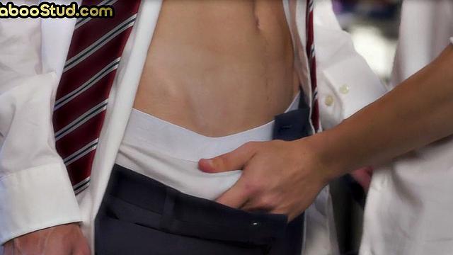 Weird stepbro sucks cock outdoor in stepbrother fantasy