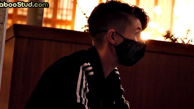 Weird stepbro sucks cock outdoor in stepbrother fantasy