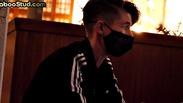 Weird stepbro sucks cock outdoor in stepbrother fantasy