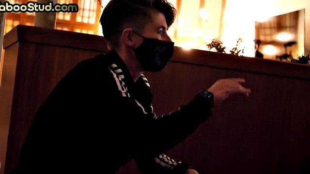 Weird stepbro sucks cock outdoor in stepbrother fantasy