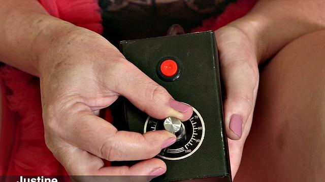 This Bad Gramma loves her fuck machine