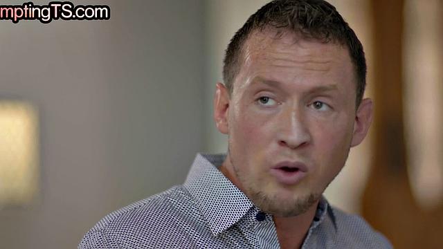 Tempting TS babe bonks her hubby bareback in doggystyle