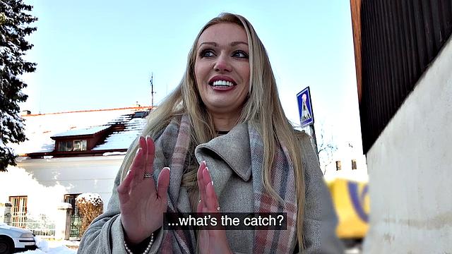 A busty British housewife get pounded hard in doggystyle outdoors