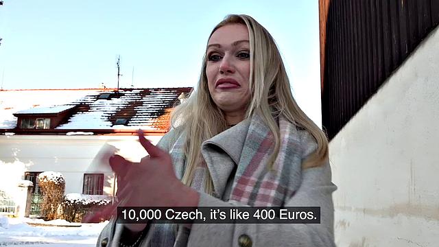 A busty British housewife get pounded hard in doggystyle outdoors