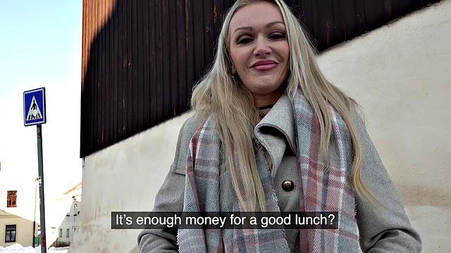 A busty British housewife get pounded hard in doggystyle outdoors