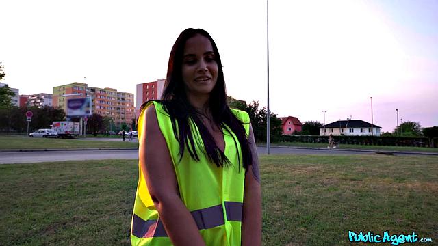 Litter Picker Gets Fucked In the Woods