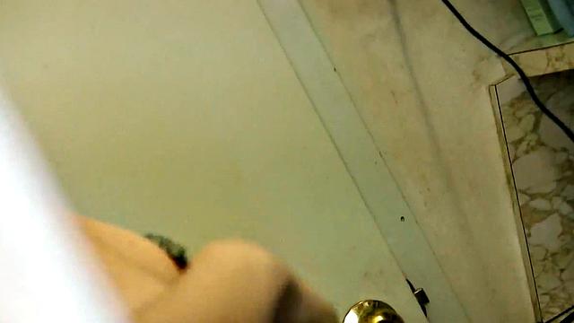 Victoria showing tits while doing makeup