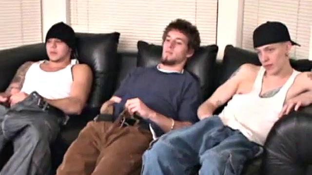 In this group scene 5 curious boys get together to have some fun. Shane, Adam, Nate, Justin and Bradley get naked and work up their boners.