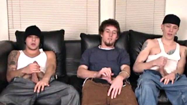 In this group scene 5 curious boys get together to have some fun. Shane, Adam, Nate, Justin and Bradley get naked and work up their boners.