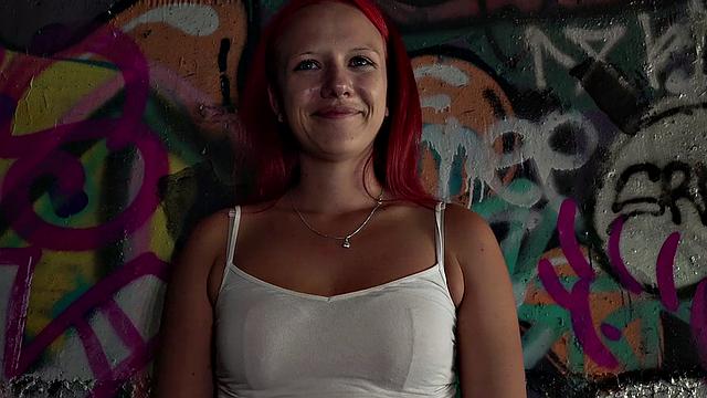 Redhead Fucked in Shade