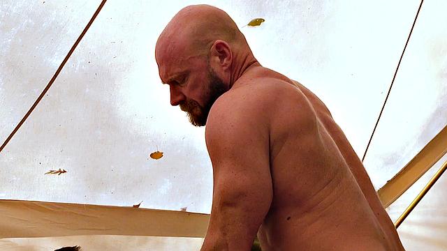 Real 21yo scout covers DILF in cum after fucking his ass