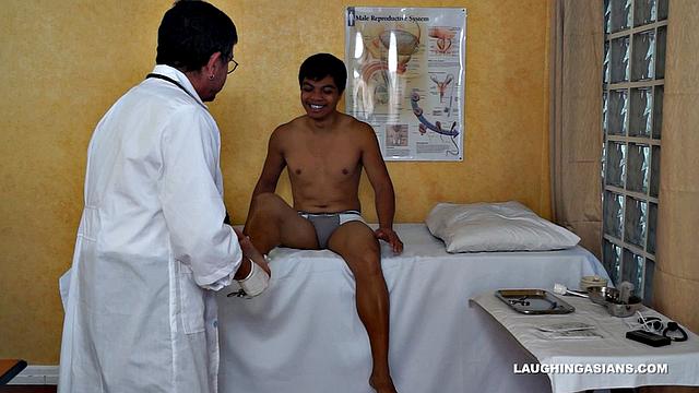 Cute and sexy Asian twink Vahn Valdez visits Doctor Tickles for his annual exam. This ticklish Asian boy has no idea what's in store for him.