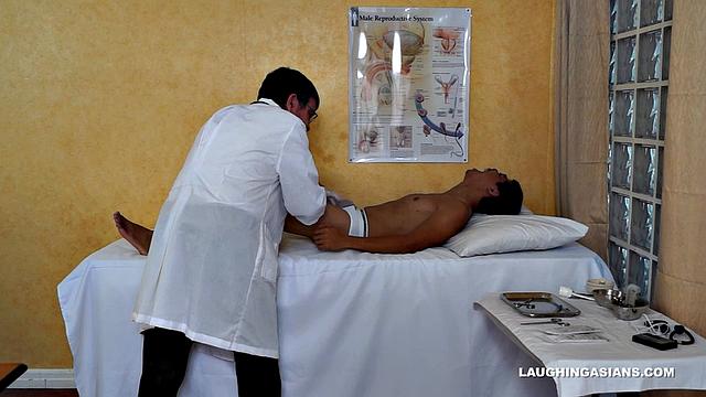 Cute and sexy Asian twink Vahn Valdez visits Doctor Tickles for his annual exam. This ticklish Asian boy has no idea what's in store for him.