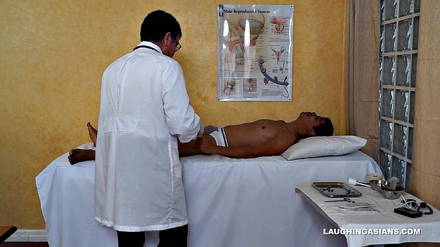 Cute and sexy Asian twink Vahn Valdez visits Doctor Tickles for his annual exam. This ticklish Asian boy has no idea what's in store for him.