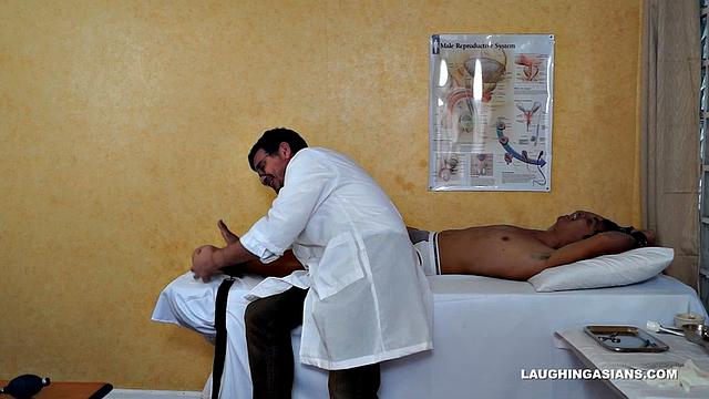 Cute and sexy Asian twink Vahn Valdez visits Doctor Tickles for his annual exam. This ticklish Asian boy has no idea what's in store for him.