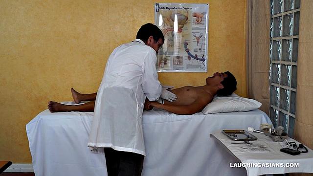 Cute and sexy Asian twink Vahn Valdez visits Doctor Tickles for his annual exam. This ticklish Asian boy has no idea what's in store for him.
