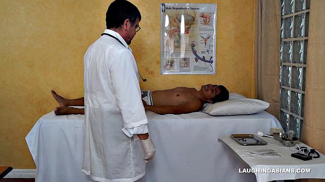 Cute and sexy Asian twink Vahn Valdez visits Doctor Tickles for his annual exam. This ticklish Asian boy has no idea what's in store for him.