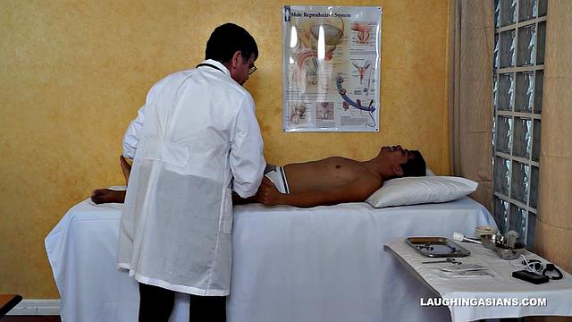 Cute and sexy Asian twink Vahn Valdez visits Doctor Tickles for his annual exam. This ticklish Asian boy has no idea what's in store for him.