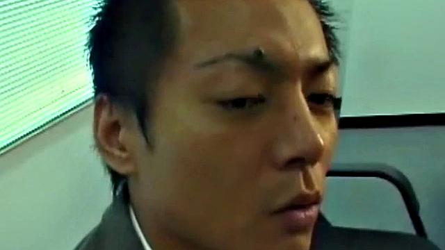 Japanese office slut fucking in secret affair