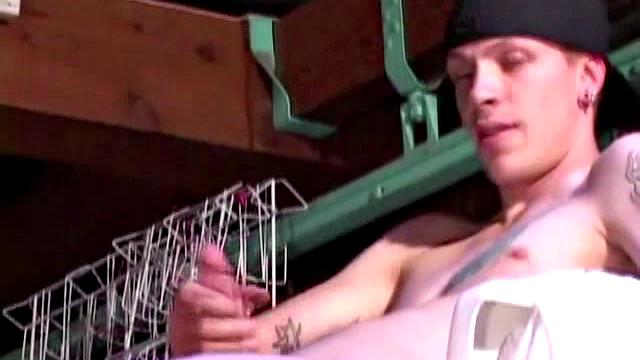 Shane Strokes His Dick