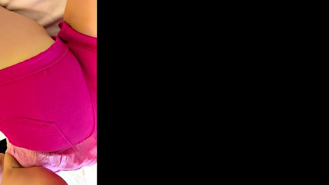 Teen masturbates in POV on her phone