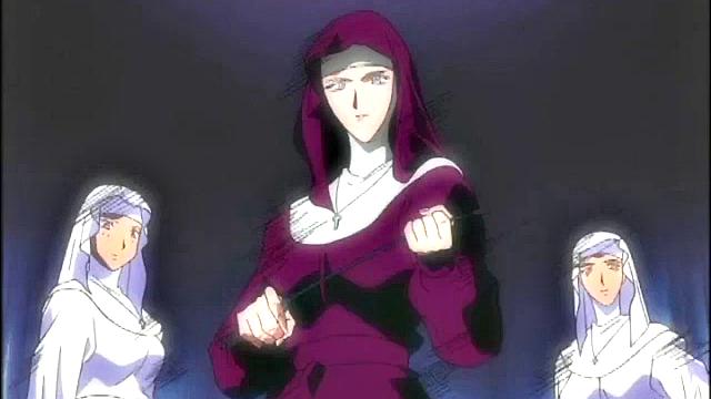 Anime teen bound by nuns then punished