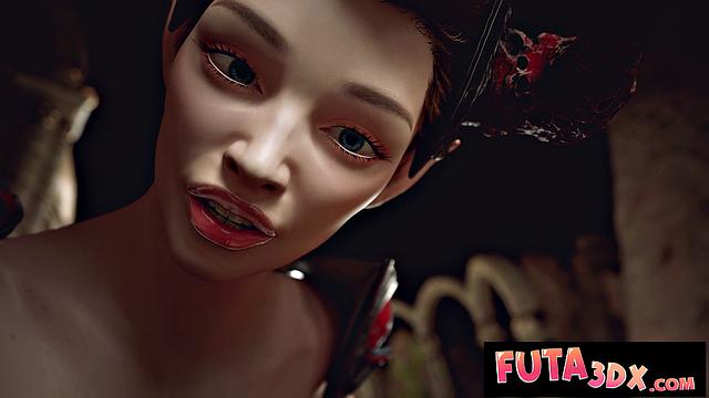 Futa3dX - Horny Blonde Elf Fucks Redhead Hard