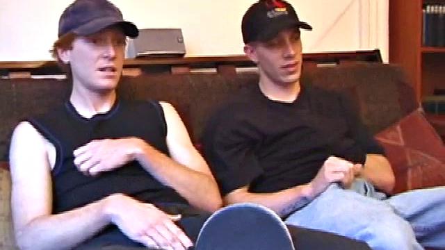 When Shane hooks up with Dane at the skate park, he has no idea what kind of an afternoon he's in for. After heading indoors, the guys stroke their cocks separately, while taking their clothes off, a few pieces at a time.