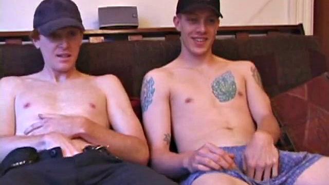 When Shane hooks up with Dane at the skate park, he has no idea what kind of an afternoon he's in for. After heading indoors, the guys stroke their cocks separately, while taking their clothes off, a few pieces at a time.