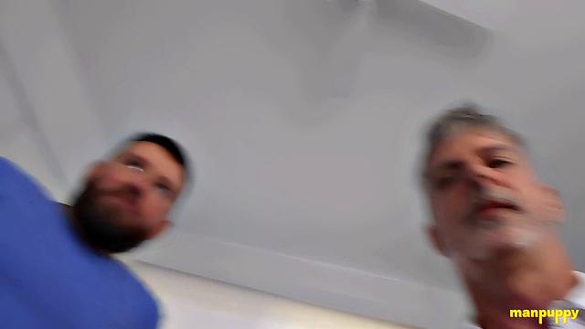 Behind The Scenes Blowjob - Kaleb DeWulf &amp;amp; Richard Lennox Mix