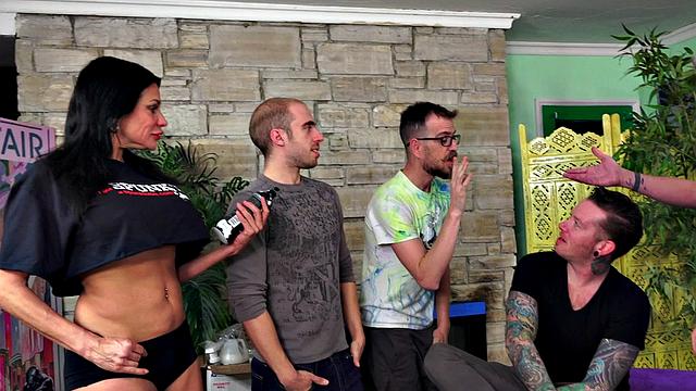 Busty Sheila Marie Gets Gangbanged