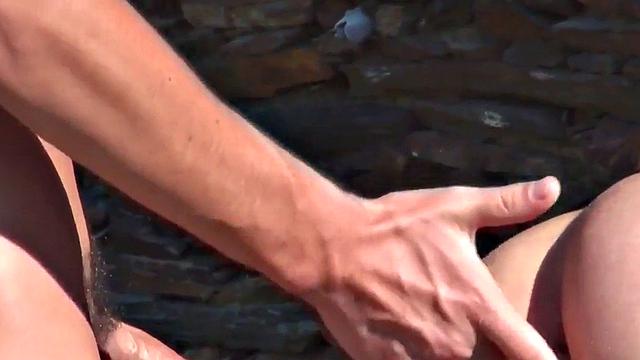 Real jockstrap twink fucked outdoors in his 21-year-old asshole