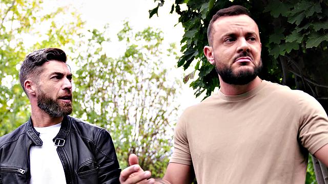 HETEROFLEXIBLE - Curious Buddies Sir Peter & Only Matt Get Aroused In Hot Tub While Jerking Off