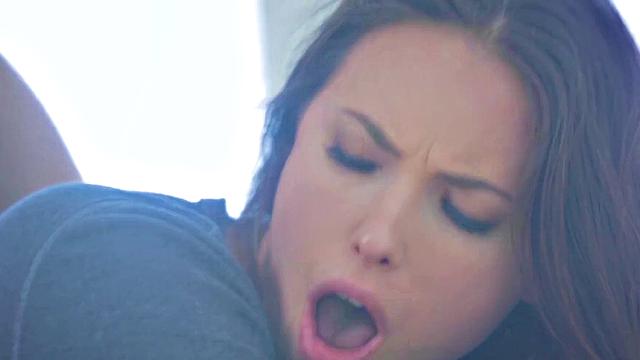 Experience New Experience with a Twist: Close-Up Doggy-Style Anal & Handjob in the Living Room